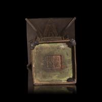 A Chinese Archaistic Bronze Vase, Fanggu, 17th/18th Century — 清早期 仿古銅方觚