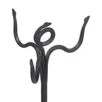 A Group of Four Arts and Crafts Wrought Iron Fireplace Tools