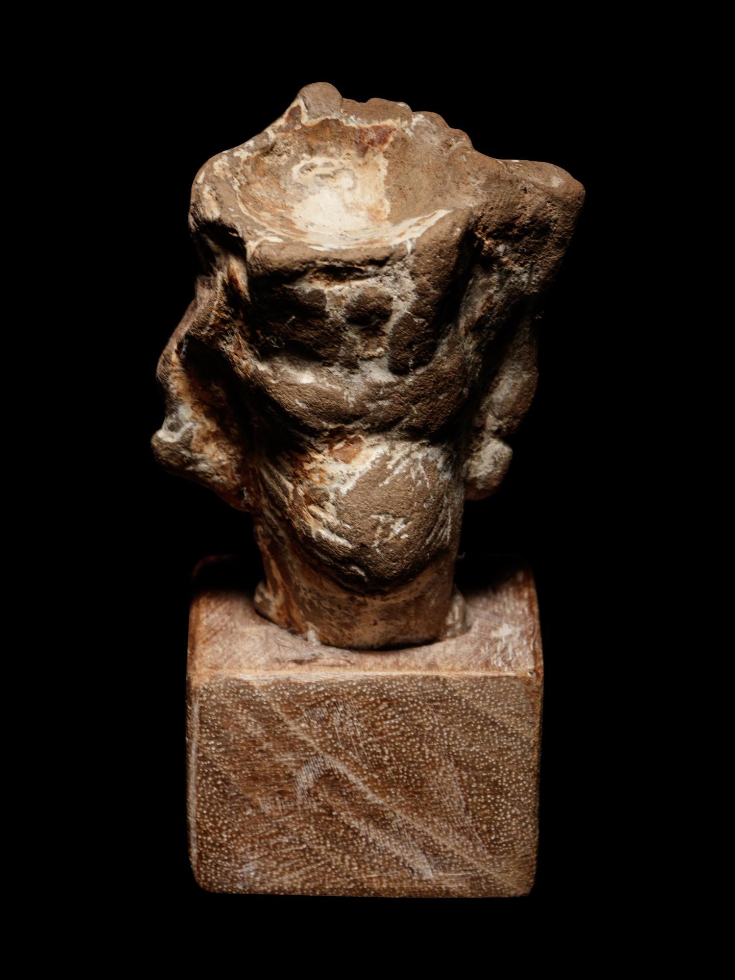 An Egyptian Terracotta Head