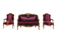 A Louis XV Style Giltwood Three-Piece Seating Suite