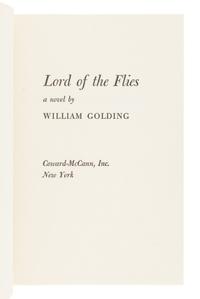 GOLDING, William (1911-1993). Lord of the Flies . New York: Coward-McCann, 1954.
