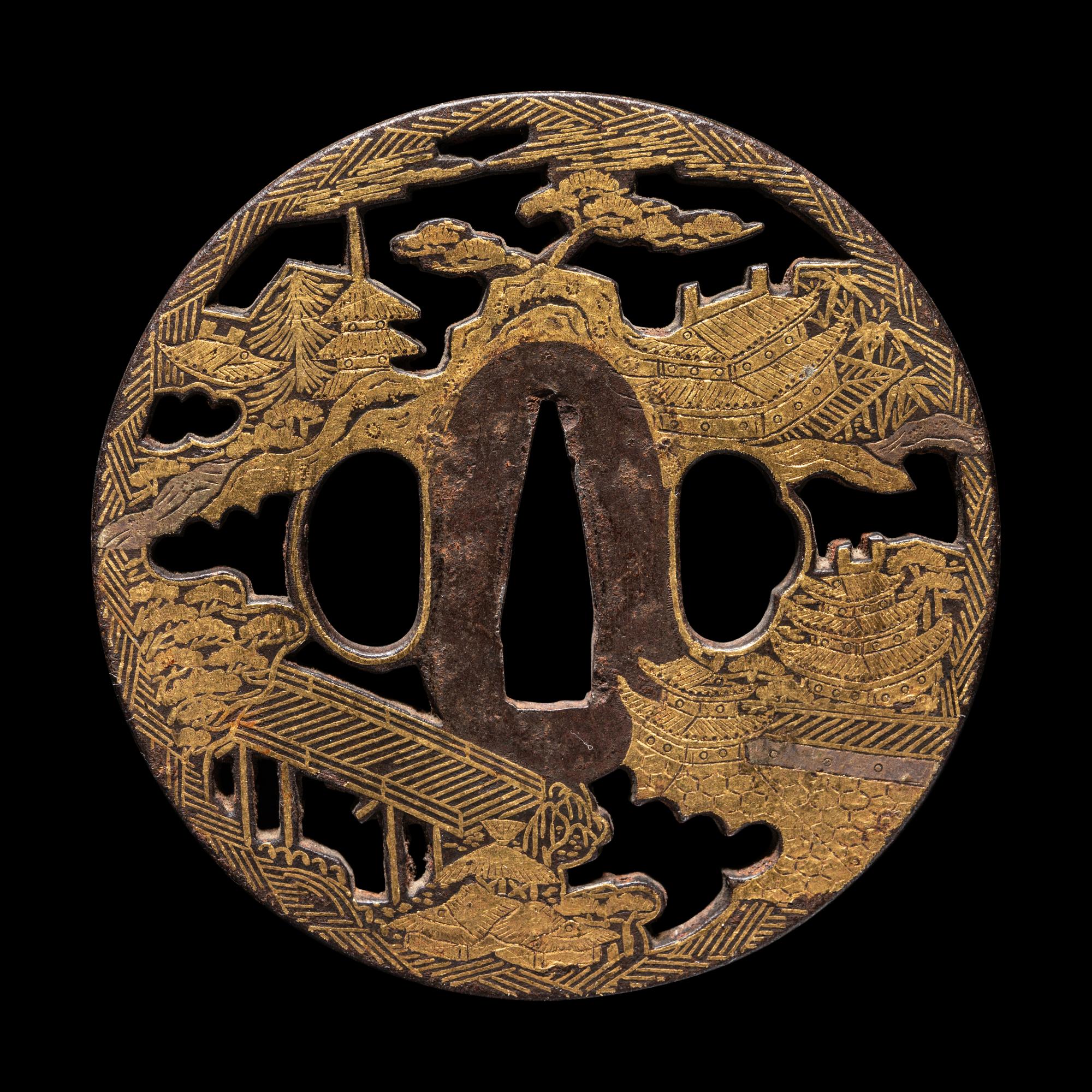 Five Japanese Metal Tsuba