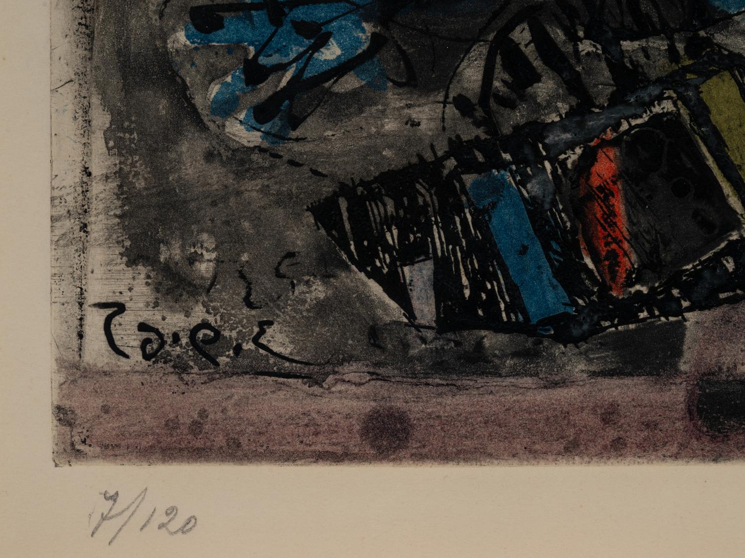 Lutte 11 and Moisson ( Pair of Works), 1965-1966