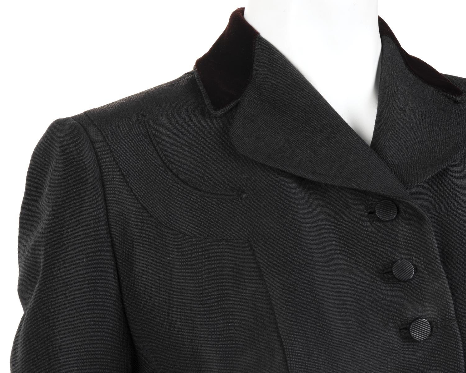 Four Vintage Ensembles: Two Dresses, One Two-Piece Skirt Suit, and One Three-Piece Ensemble, 1940s {SOLD-Post sale offer accepted}