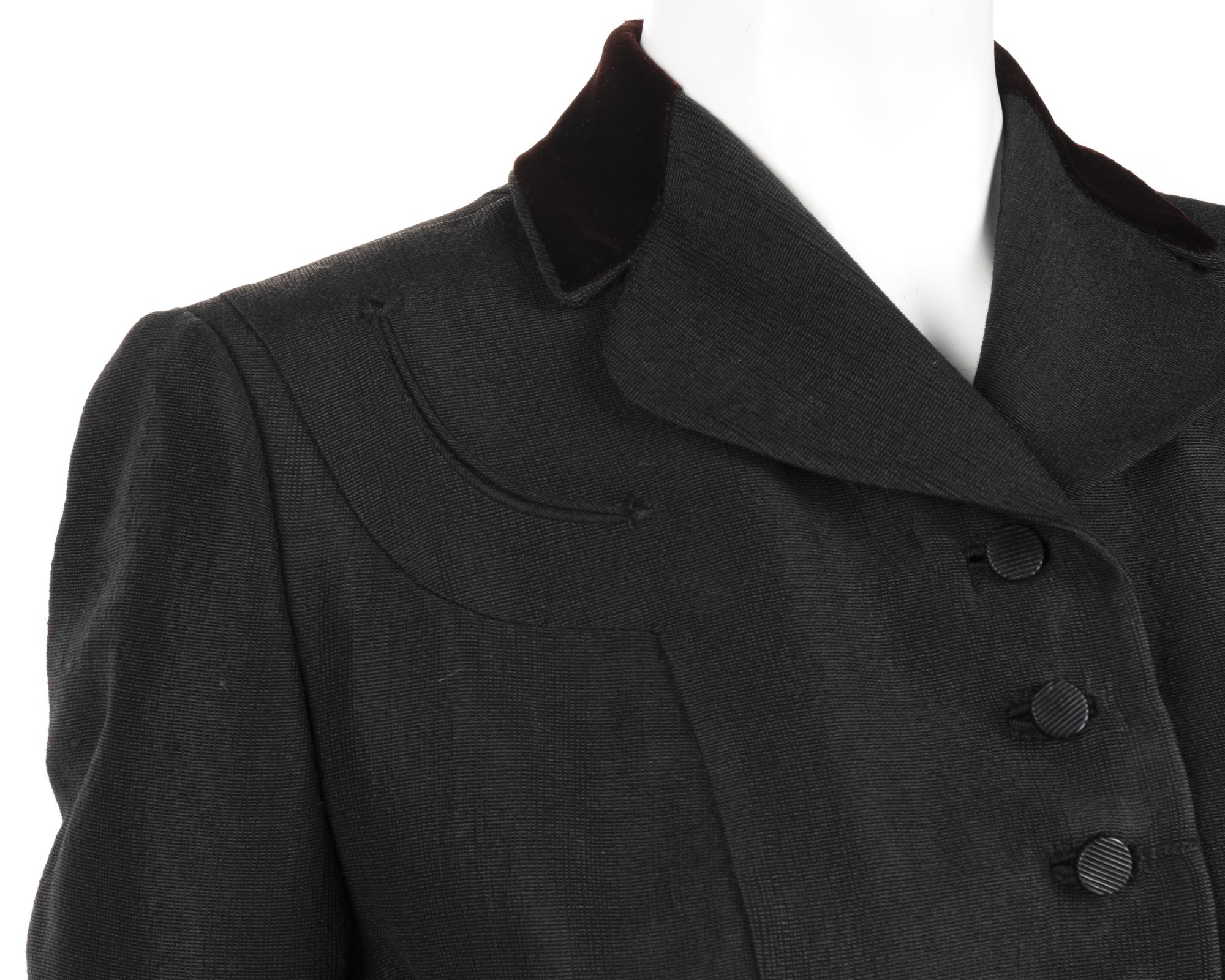 Four Vintage Ensembles: Two Dresses, One Two-Piece Skirt Suit, and One Three-Piece Ensemble, 1940s {SOLD-Post sale offer accepted}