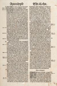 [BIBLE LEAVES - ENGLISH - 16TH CENTURY]. A group of 9 Bible leaves in English, comprising: