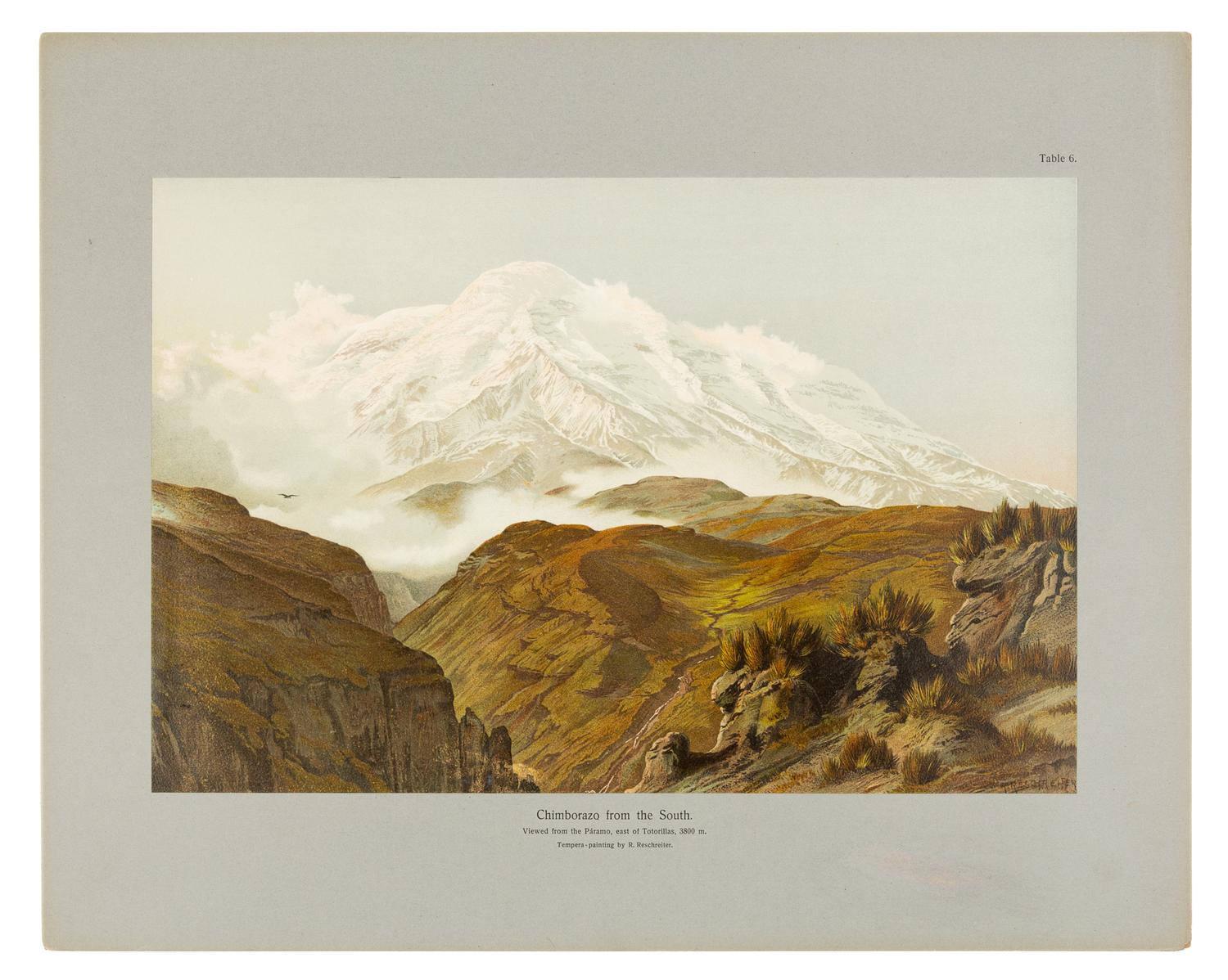 MEYER, Hans Heinrich Joseph (1858-1929). In the High Andes of Ecuador: Chimborazo, Cotopaxi, etc. London, 1908. FIRST EDITION.
