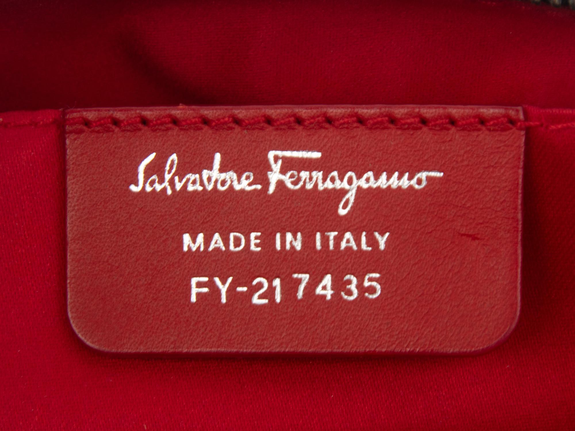 Salvatore Ferragamo Bag Black Satin