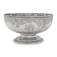 An American Silver Center Bowl