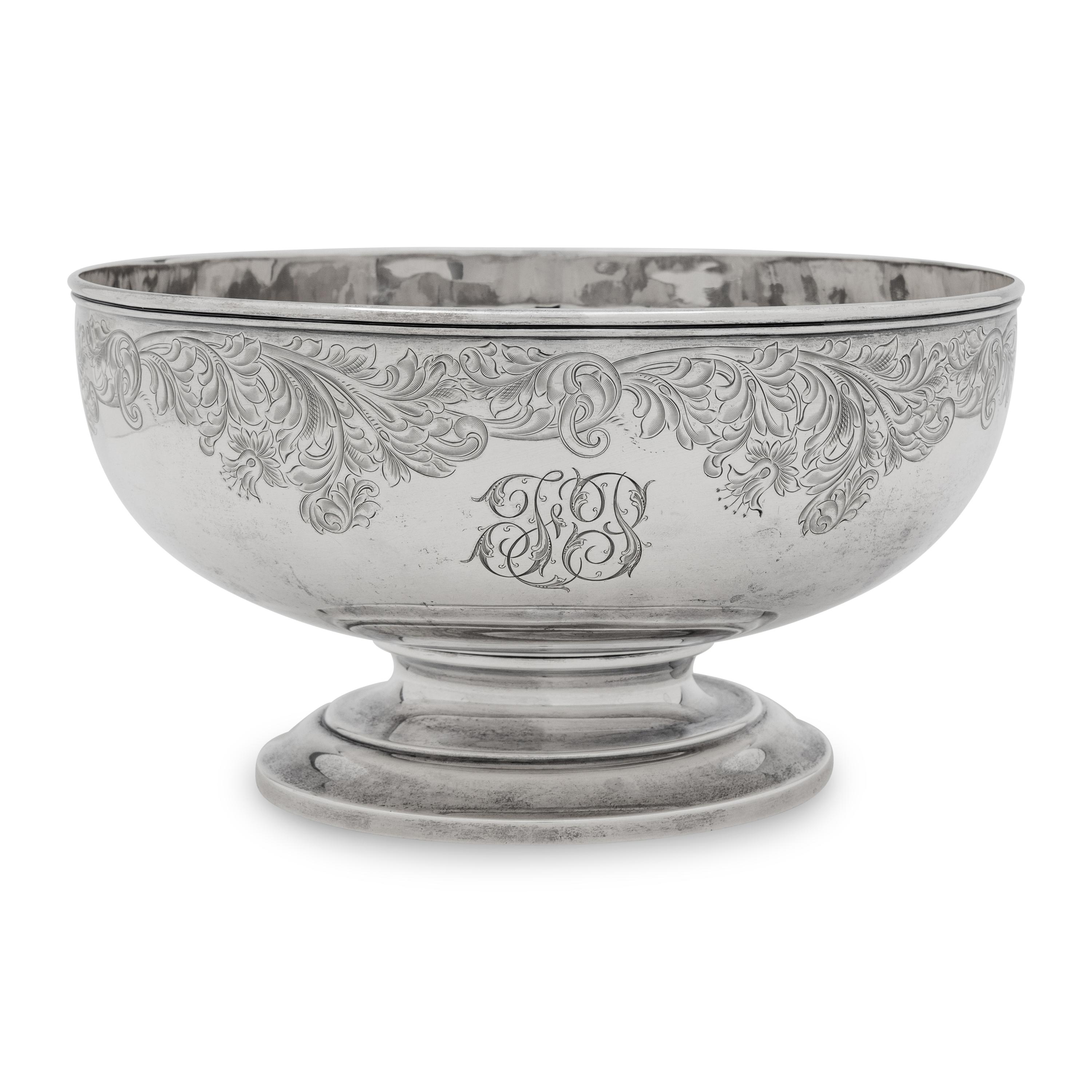 An American Silver Center Bowl
