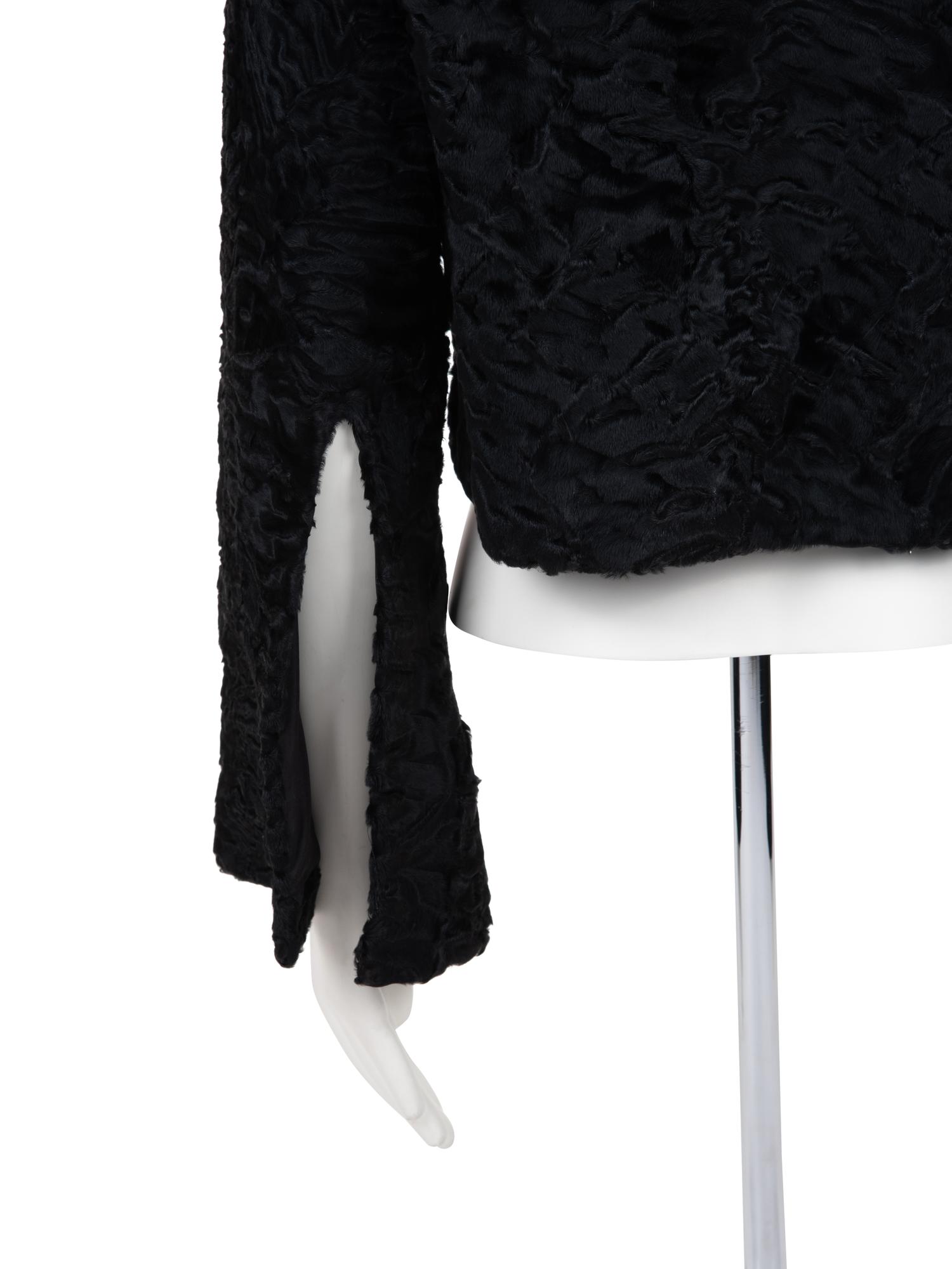 Dolce & Gabbana Fox Fur and Broadtail Jacket