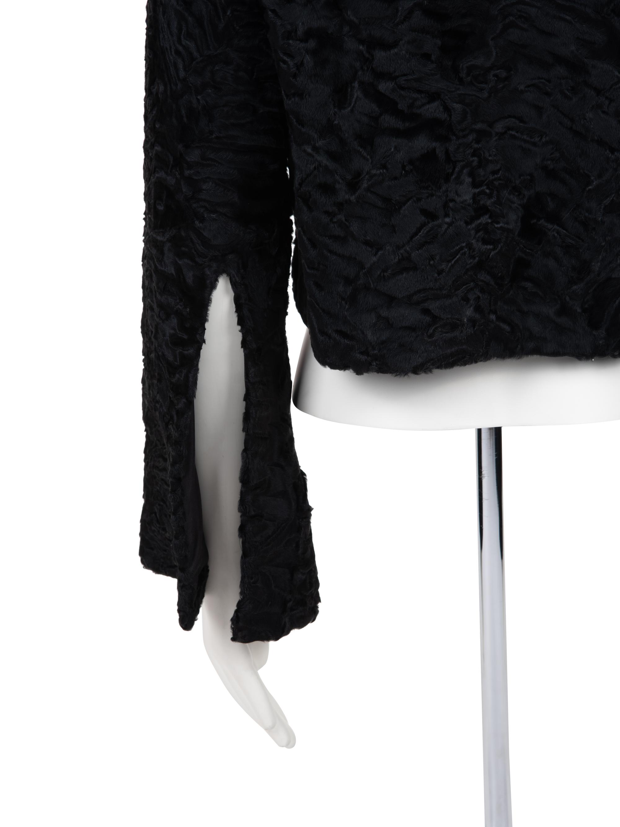 Dolce & Gabbana Fox Fur and Broadtail Jacket
