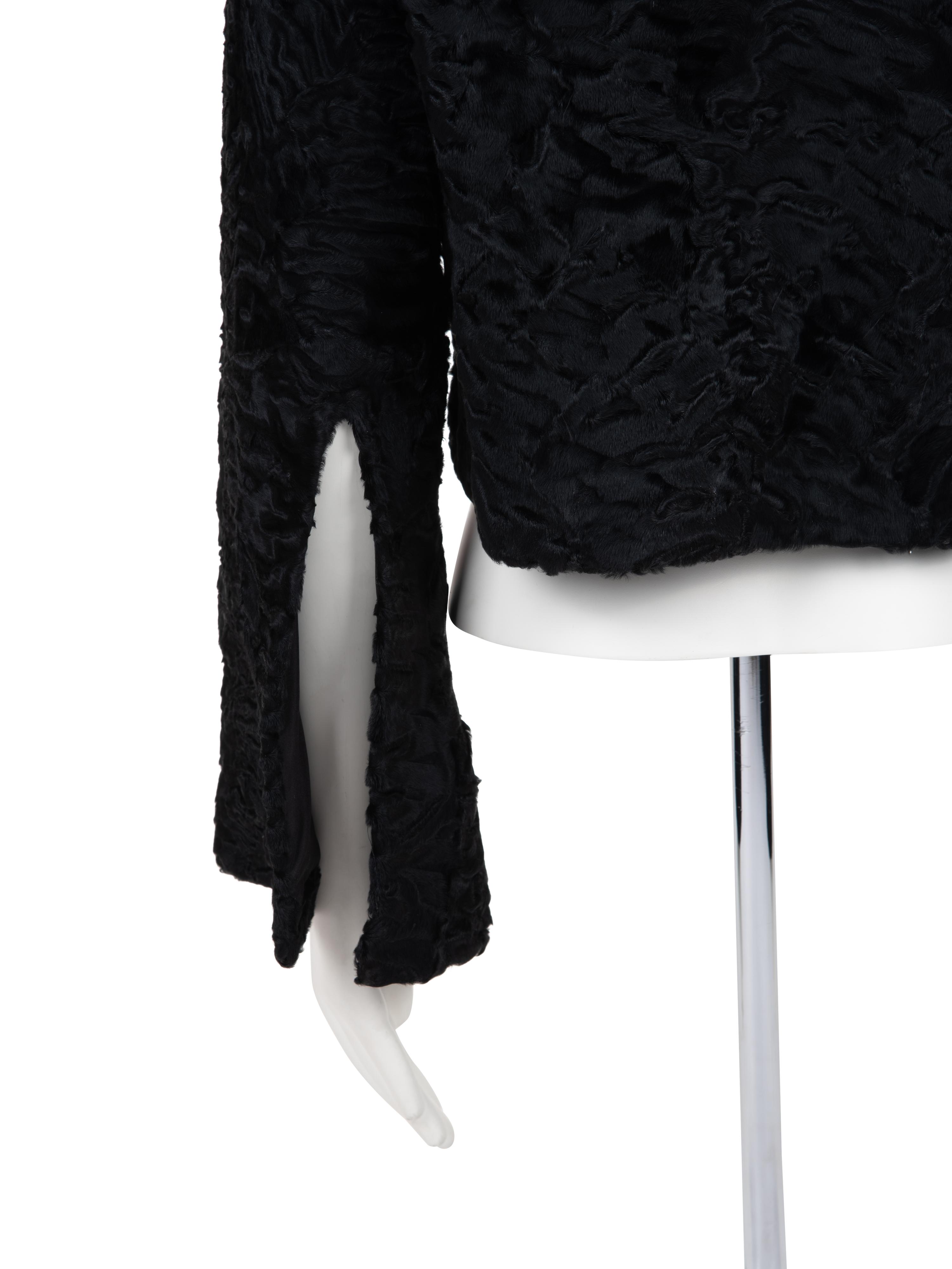 Dolce & Gabbana Fox Fur and Broadtail Jacket