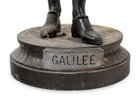 A Continental Cast Metal Figure of Galileo