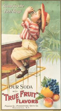 Two 'True Fruit' Flavors Lithograph Advertisements