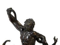 A Continental Patinated Bronze Figural Group After Agesander of Rhodes Depicting Laocoon and His Sons — 19TH CENTURY