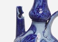 A Wedgwood Harry Barnard Persian Style Ewer, UK, late 19th century