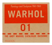 [WARHOL, Andy (1928-1987)]. FREI, Georg and PRINTZ, Neil, editors. Warhol 01: Paintings and Sculptures 1961-1963, The Andy Warhol Catalogue Raisonne. New York: Phaidon, 2002.