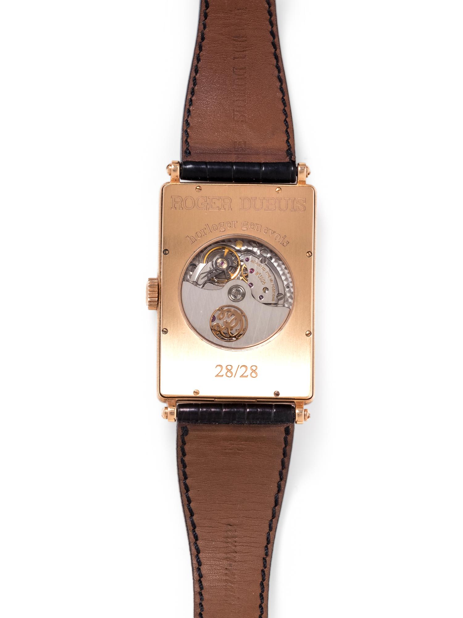 ROGER DUBUIS, 18K PINK GOLD REF. 3225 LIMITED EDITION 'MUCHMORE' WRISTWATCH