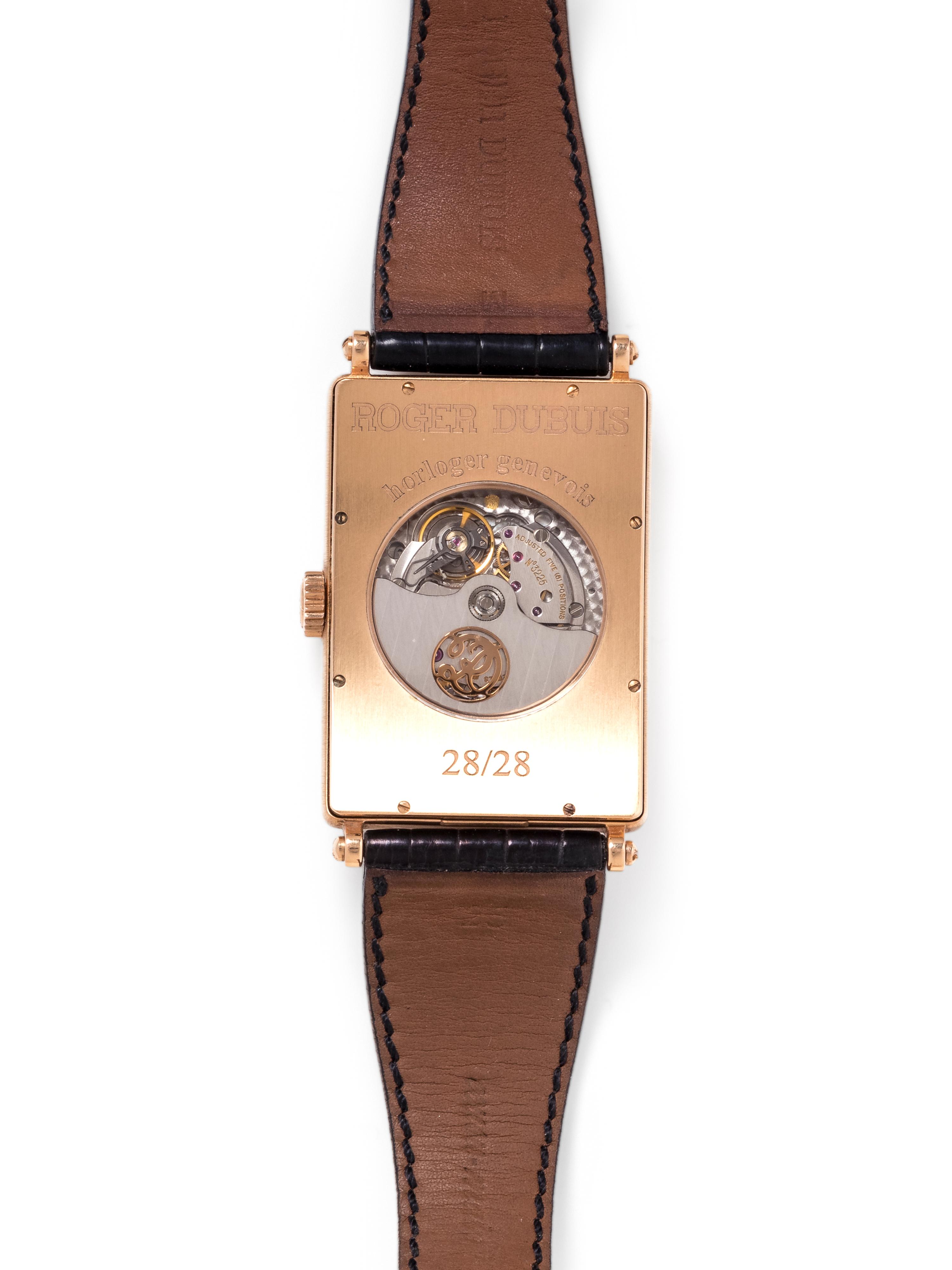 ROGER DUBUIS, 18K PINK GOLD REF. 3225 LIMITED EDITION 'MUCHMORE' WRISTWATCH