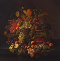 Still Life with Summer Fruit and Bird's Nest
