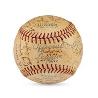 A 1941 Louisville Colonels Team Signed Autograph Baseball
