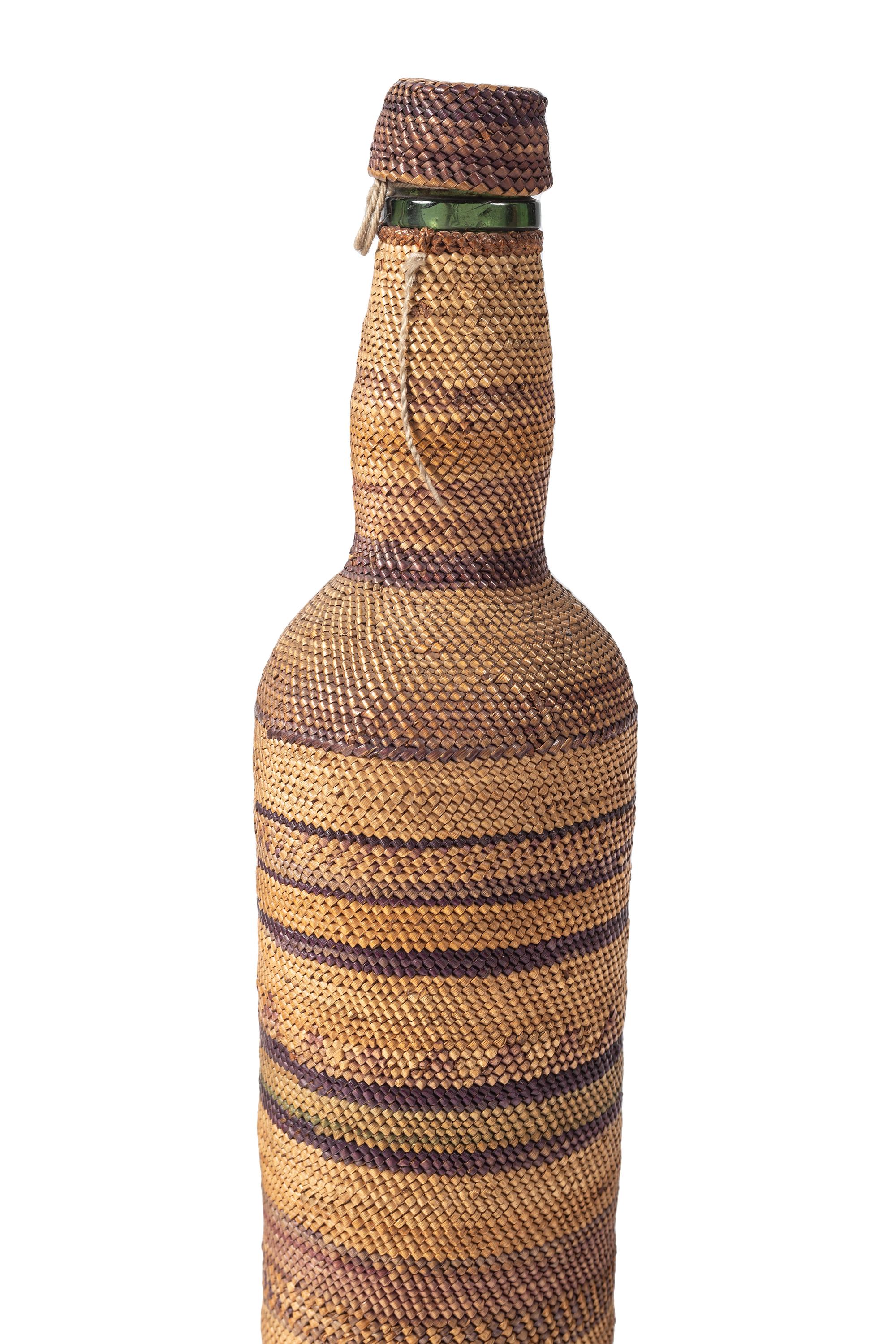 Makah Basketry Bottles