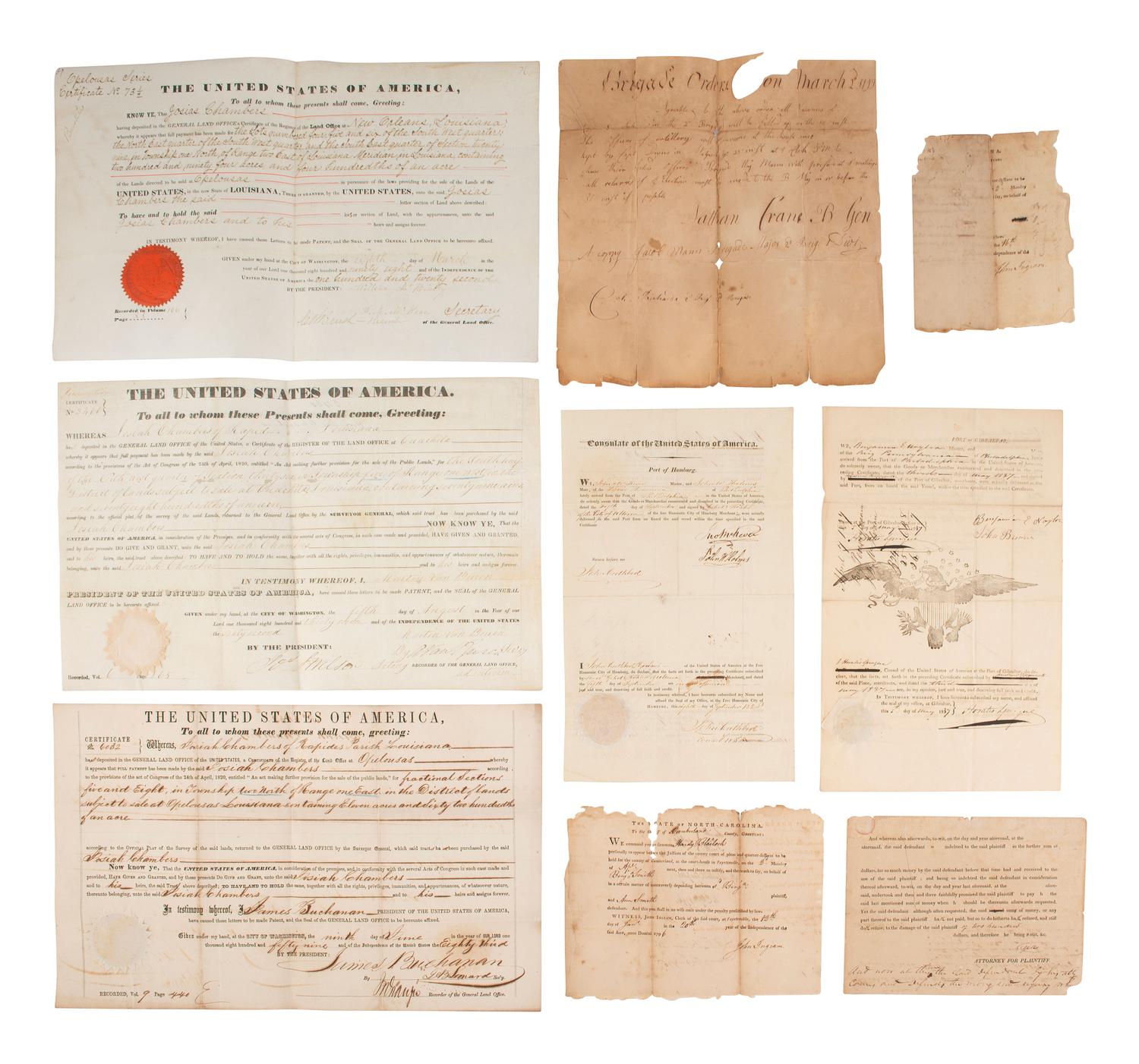 [AMERICANA]. Letters, documents, and ephemera, from the Estate of Carroll J. Delery III.