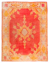 An Oushak Rug 14 feet 7 inches x 12 feet 3 inches. — WEST ANATOLIA, 19TH CENTURY