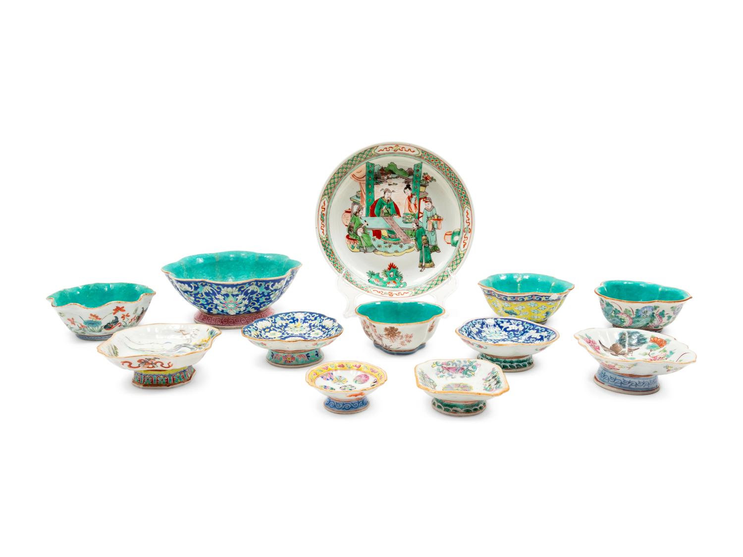 Twelve Chinese Porcelain Articles