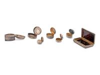 A Collection of Nine English and Continental Boxes