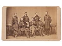 [CIVIL WAR]. CDV of General Sherman and Staff. Chicago: S.M. Fassett, n.d.