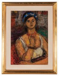 Jeune Fille Fumant , c. 1960