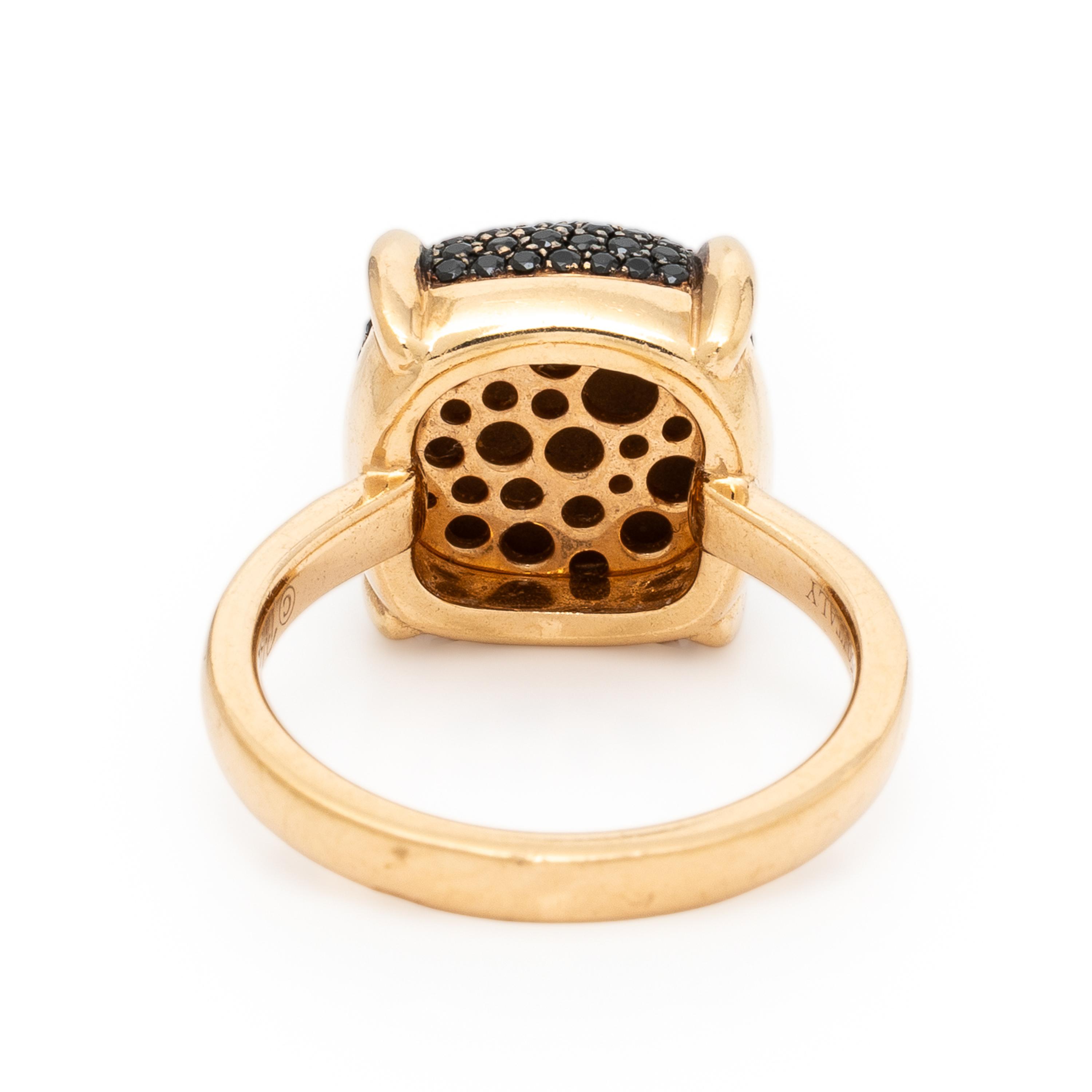 Tiffany & Co., Paloma Picasso, 'Sugar Stacks', Black Spinel and Rose Gold Ring