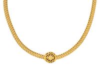 JOHN HARDY, BICOLOR GOLD AND DIAMOND NECKLACE