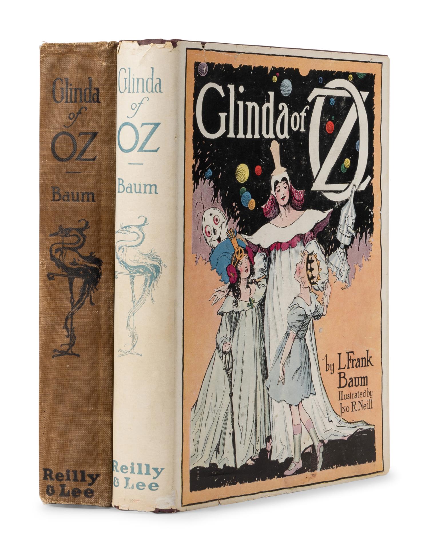 [CHILDREN'S BOOKS]. BAUM, L. Frank (1856-1919). Glinda of Oz. Chicago: The Reilly & Lee Company, 1920.
