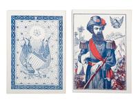 [CIVIL WAR]. Full deck of "Union Cards" with original box. New York: American Card Co., 1862.
