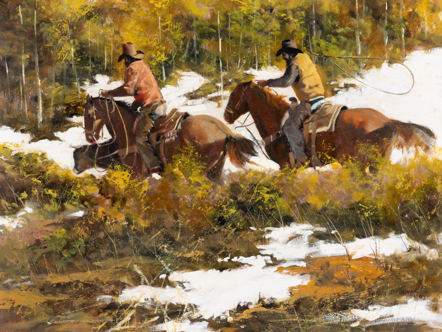 Cowboys in the Snow