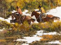 Cowboys in the Snow