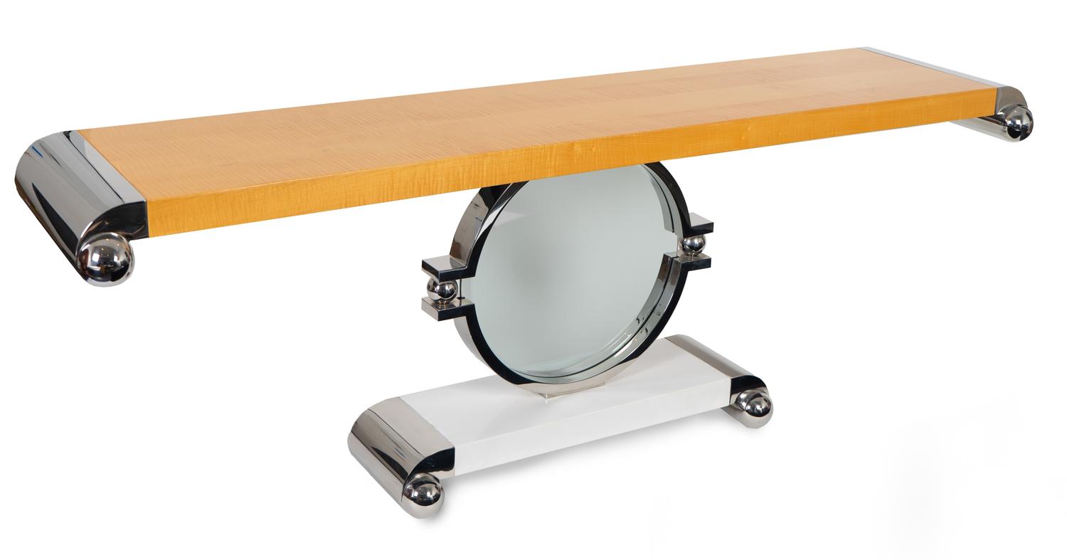 Bearing Console Table, Brueton, USA