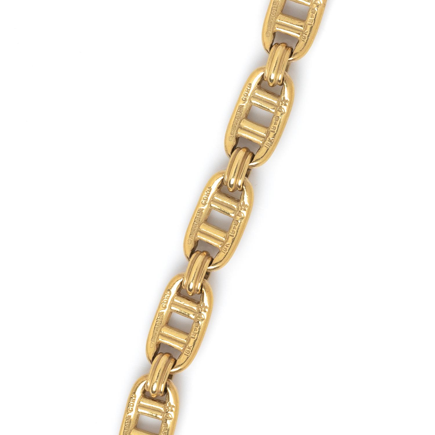 KIESELSTEIN-CORD, YELLOW GOLD BRACELET