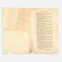 [Americana] [Jefferson, Thomas, and John Adams] Printed 1796 Presidential Campaign Handbill