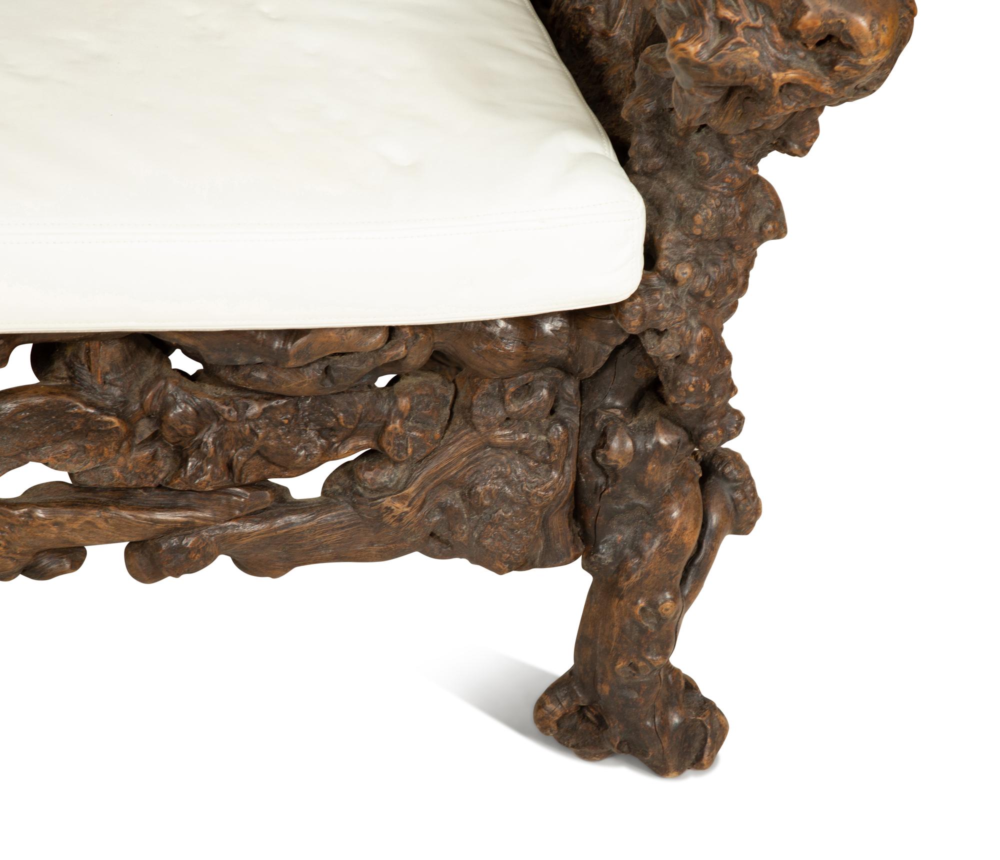 A Pair of Chinese Rootwood Armchairs