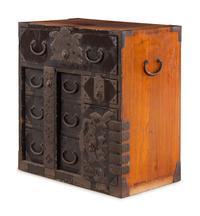 A Korean Lacquered Marriage Chest