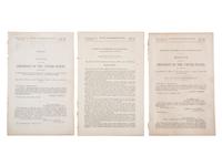 [RECONSTRUCTION - LABOR]. A group of documents and pamphlets related to Freedmen, especially labor issues including prison contract labor, comprising: