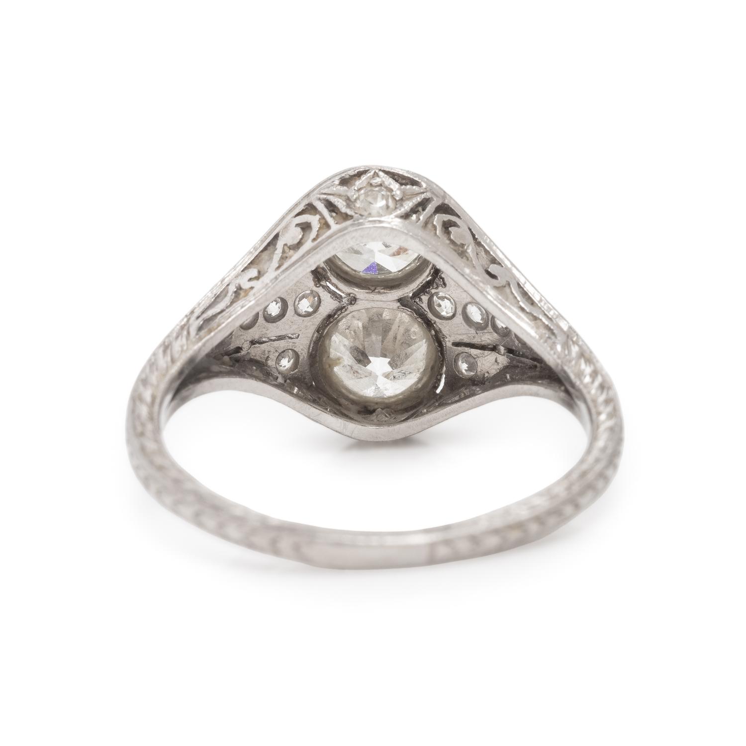 Diamond Toi et Moi Ring