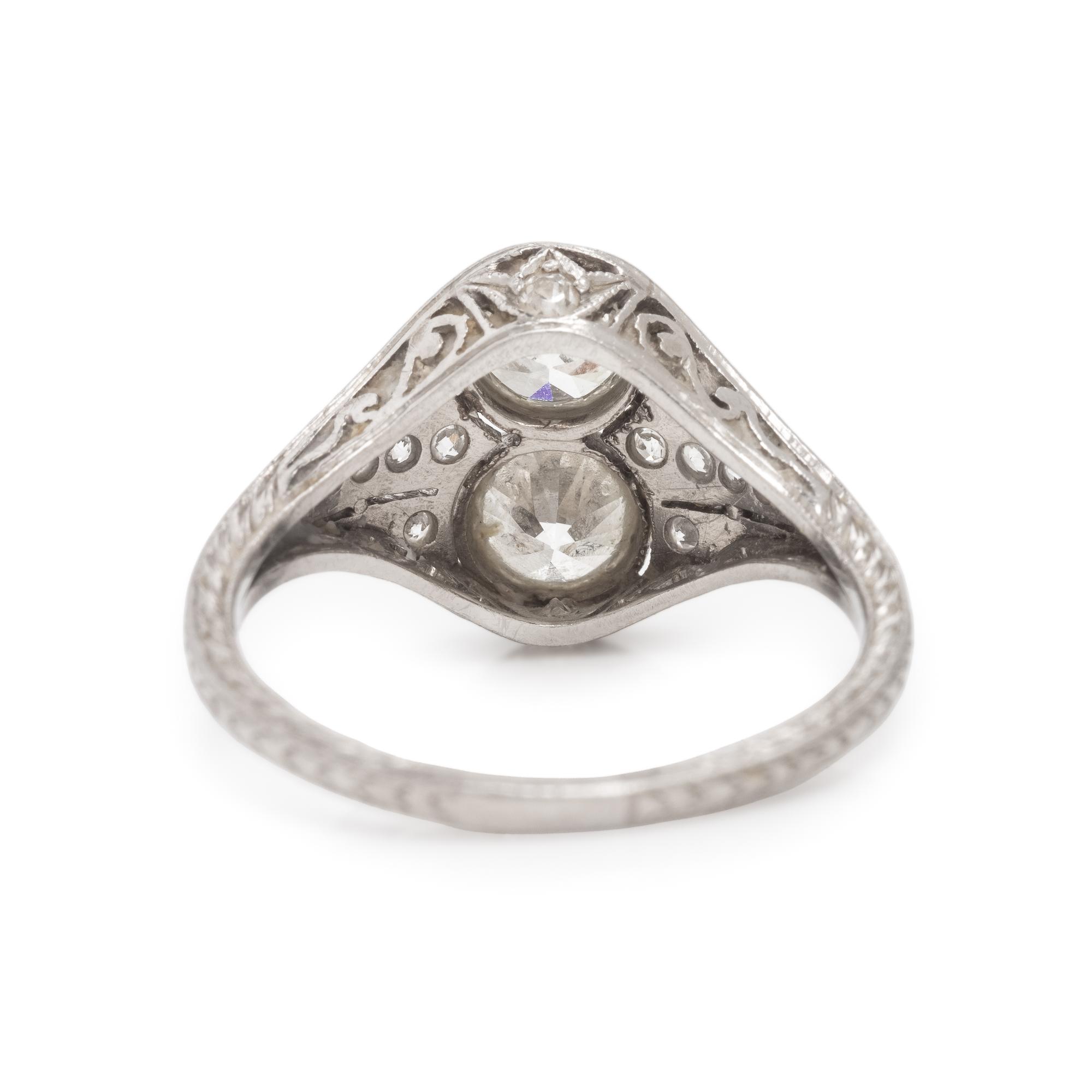 Diamond Toi et Moi Ring