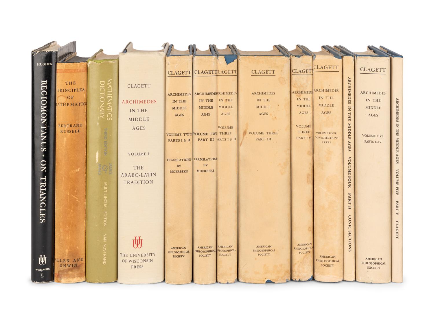 [BIBLIOGRAPHY] -- [MATHEMATICS]. A group of 5 works, comprising: