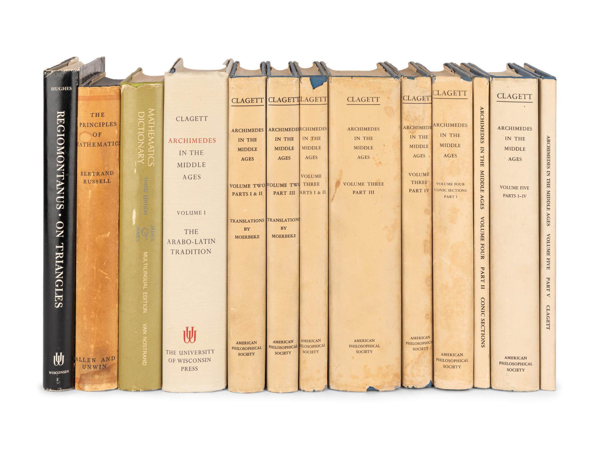 [BIBLIOGRAPHY] -- [MATHEMATICS]. A group of 5 works, comprising: