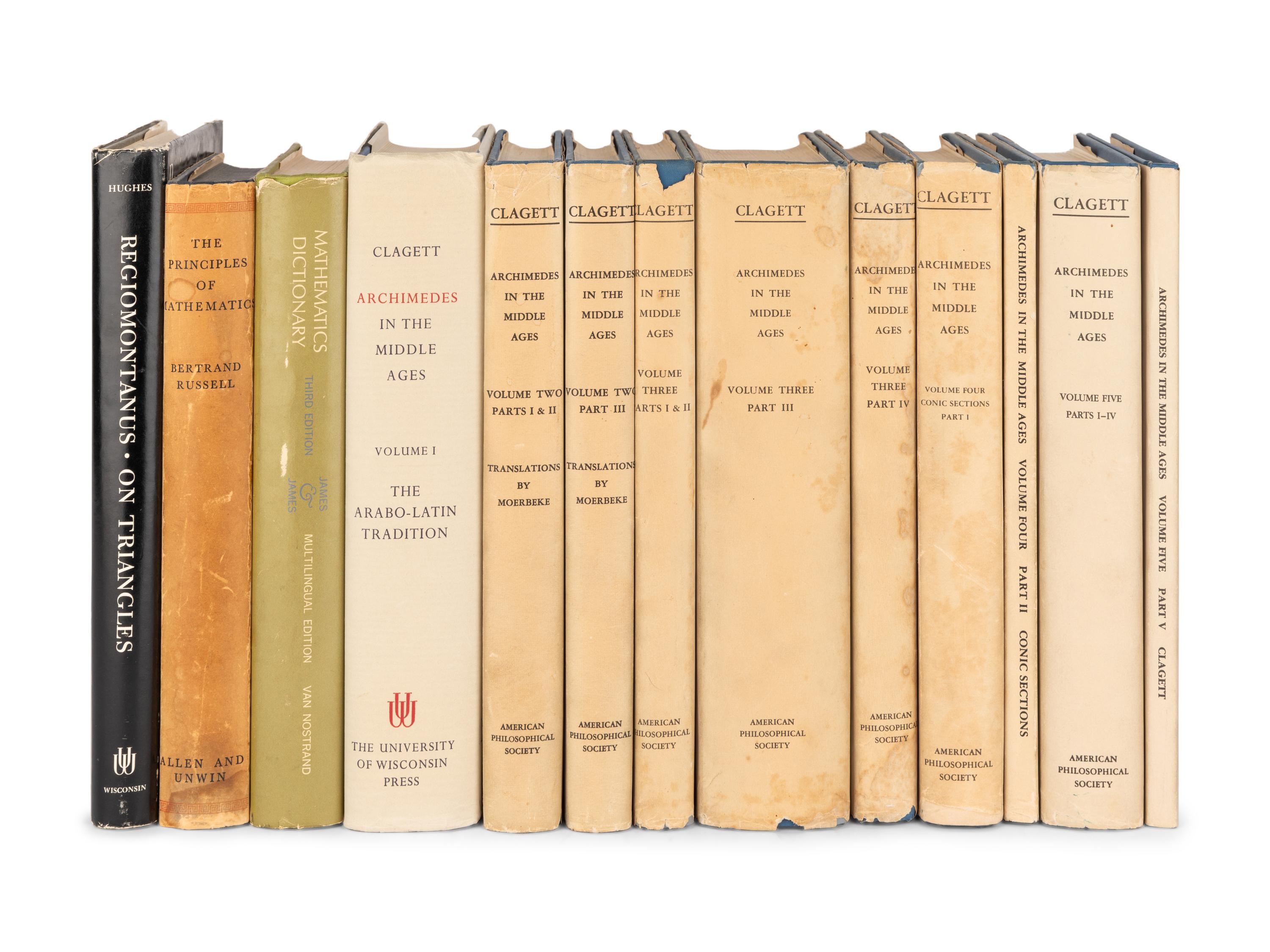 [BIBLIOGRAPHY] -- [MATHEMATICS]. A group of 5 works, comprising: